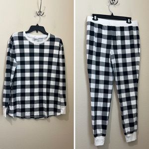 Stars Above Plaid Pajama Set